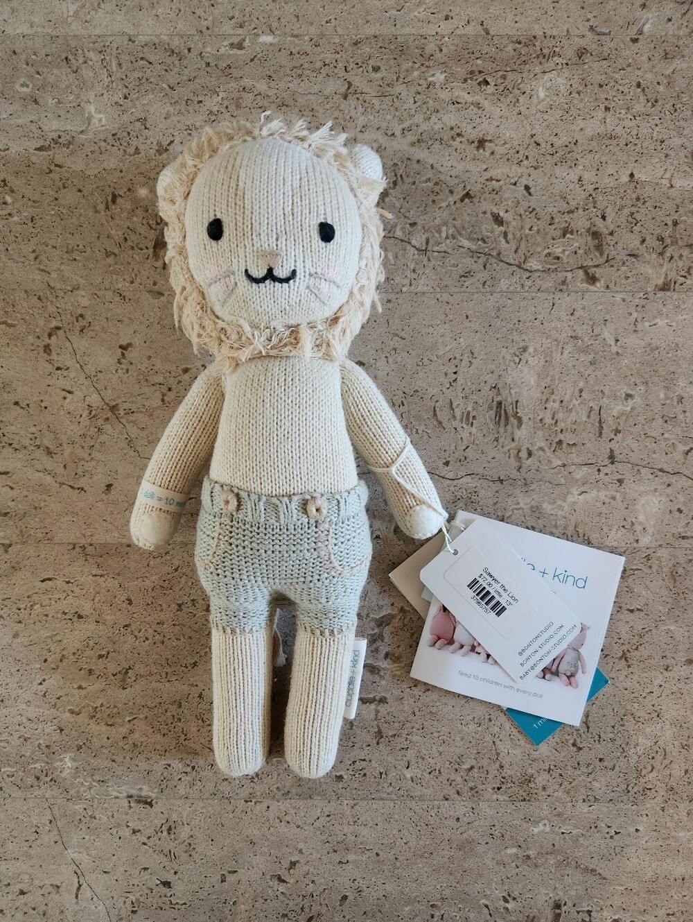 Cuddle + Kind Sawyer Lion Little 13"